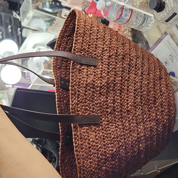 Saint Laurent Panier Bag in Raffia - Picture 4 of 7